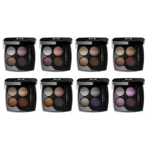 Monograph Quads Set of 8 Sleek Black Eyeshadow Compact Set